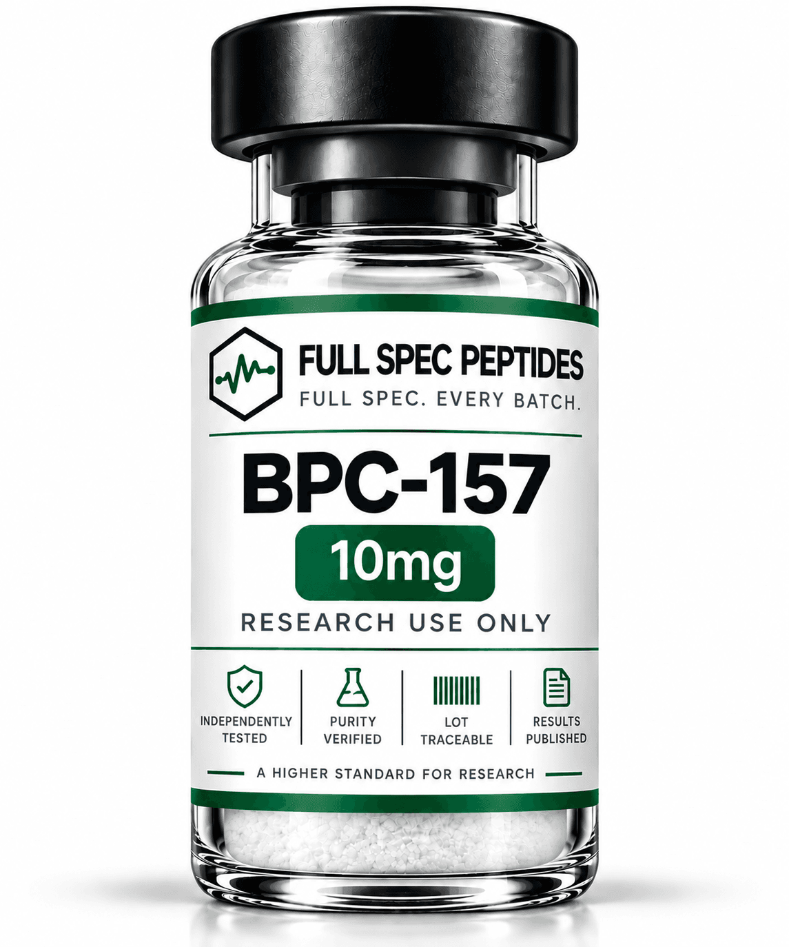 BPC-157 10mg research peptide vial