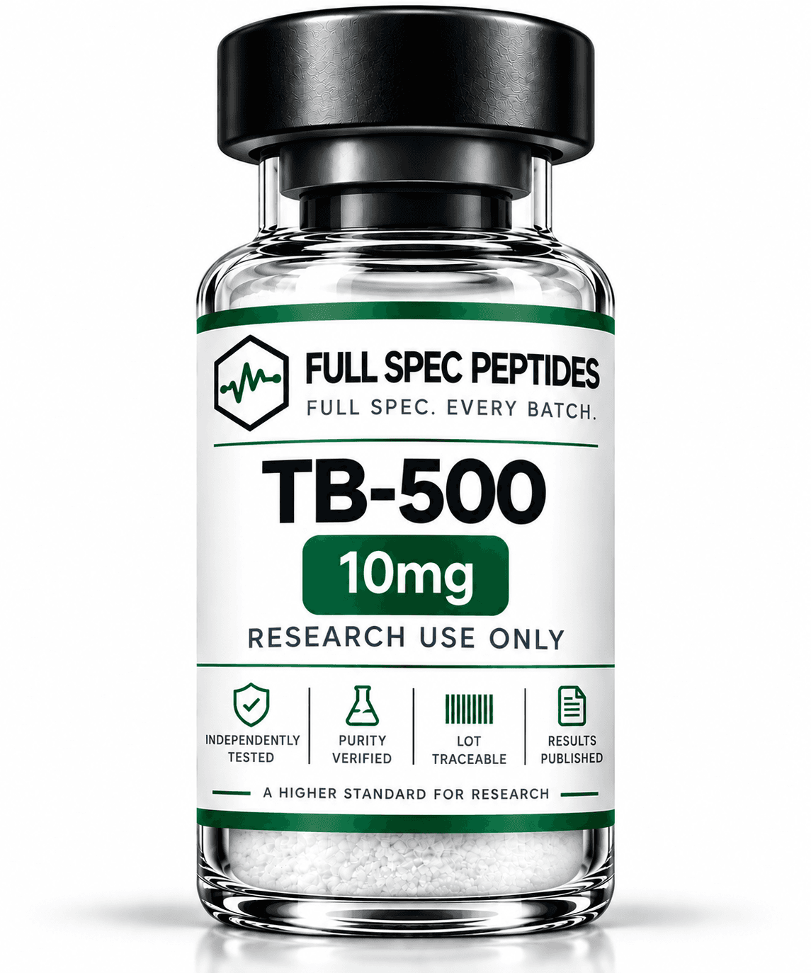 TB-500 10mg research peptide vial